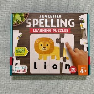 3 & 4 Letter Spelling Learning Puzzles